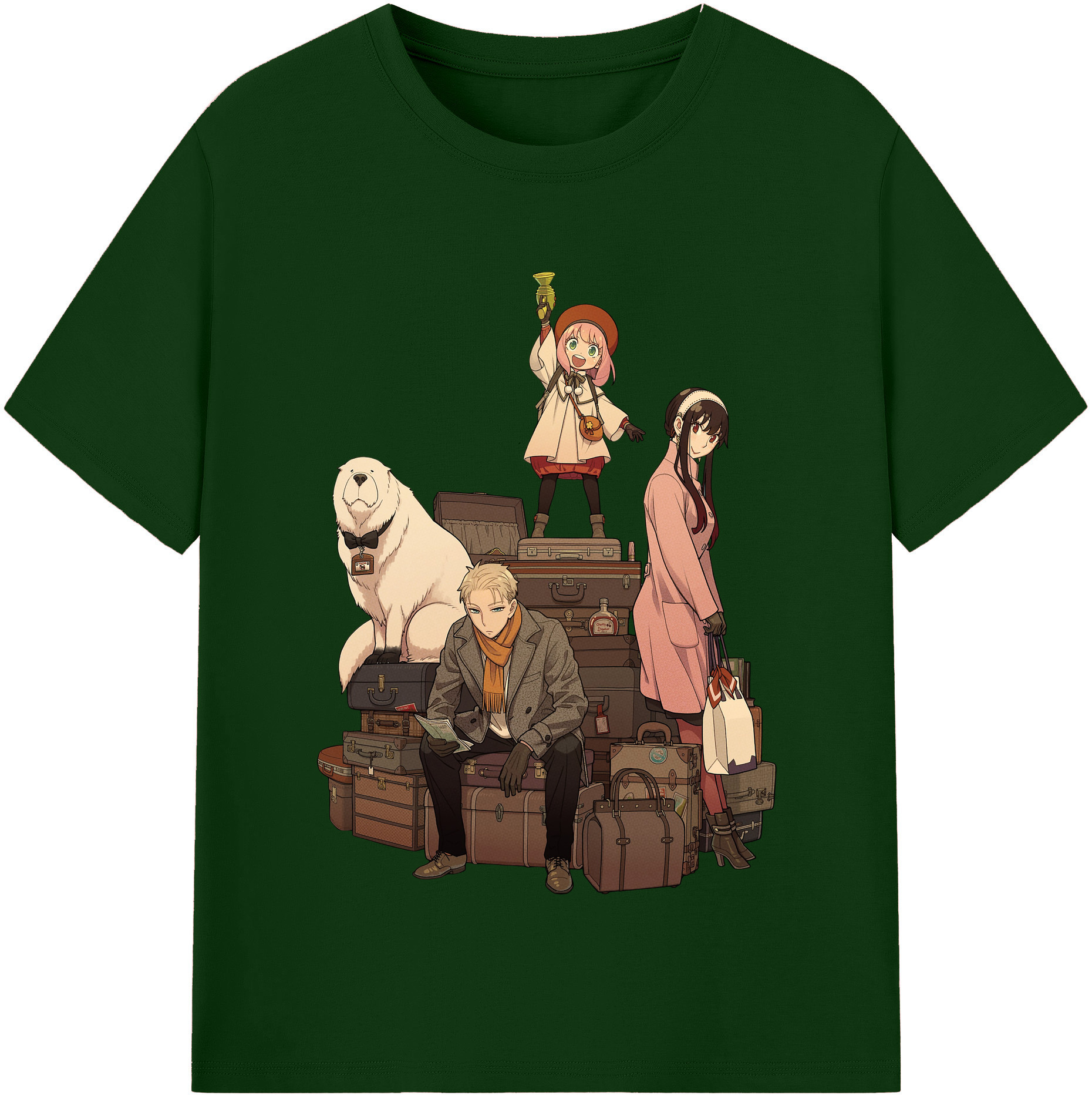 （画像用） SPY×FAMILY间谍家家酒 綿100％半袖Tシャツ（フロントプリント）